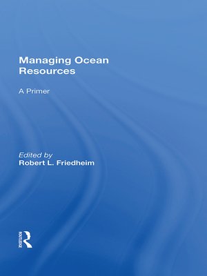cover image of Managing Ocean Resources